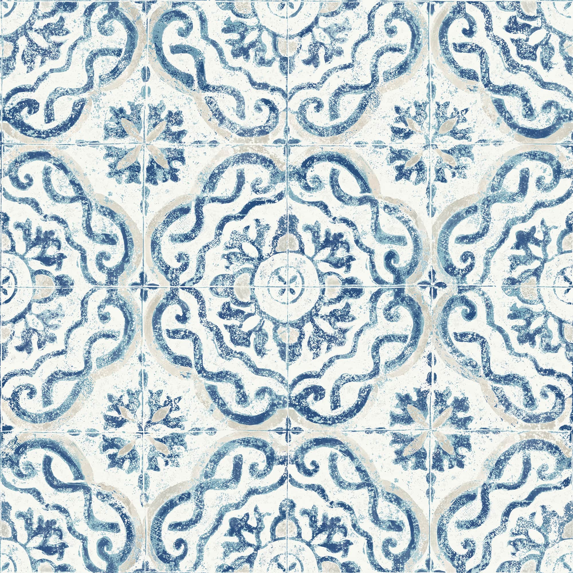 InHome Talavera Tile Peel & Stick Wallpaper